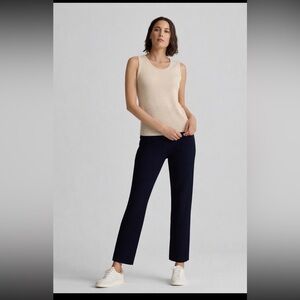 St. John Sport Beige Sleeveless Knit Tank Top